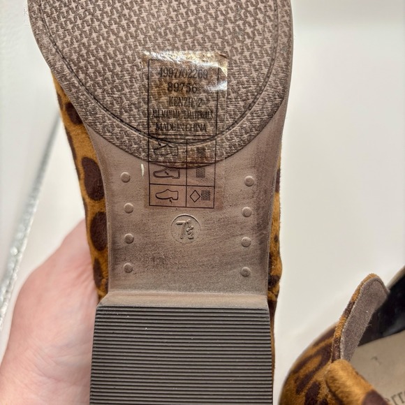 Pierre Dumas Kenzie 2 Leopard Print Slip On Ankle Boots Womens New in Box Boho - Picture 14 of 16